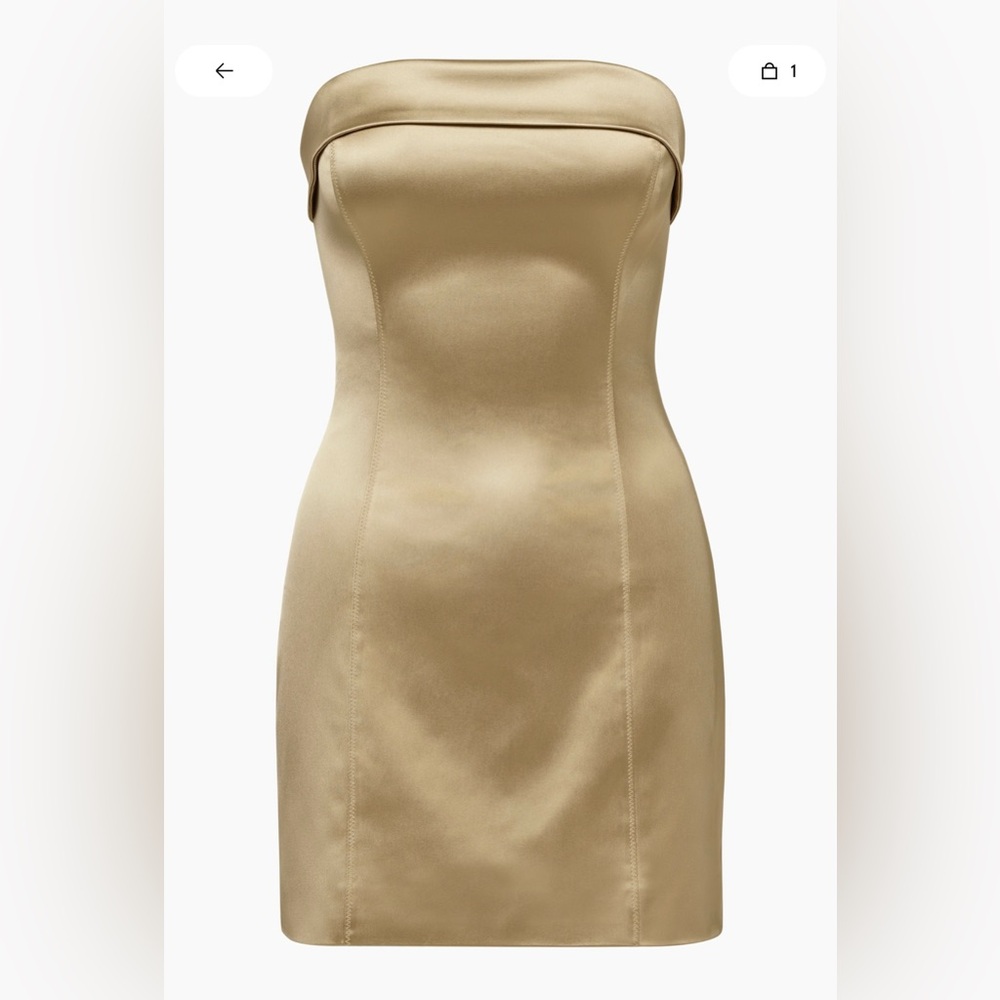 Gold dress